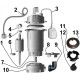Фекальний насос з подрібнювачем VOLKS WQ 8-12G 1.1кВт
