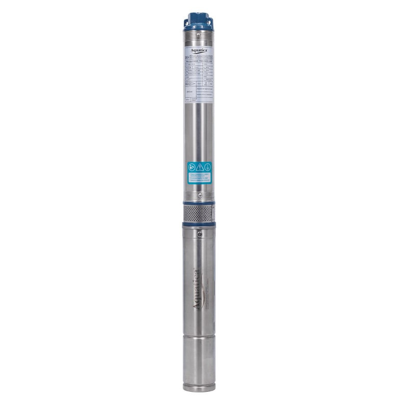 Насос Aquatica 778100 Відцентровий 0.25кВт H 35(26)м Q 45(30)л/хв Ø80мм (3QJD2-8-0.25)