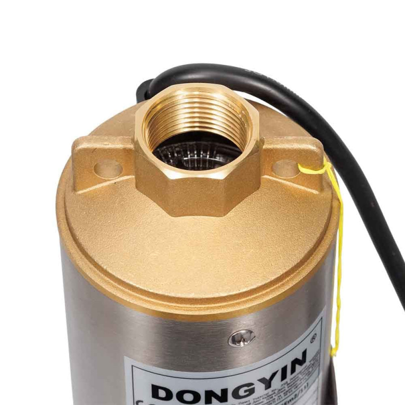 Насос Dongyin 777448 Центробежный 0.75кВт H 113(92)м Q 55(30)л/мин Ø102мм 60м кабеля (4SEm2/16)