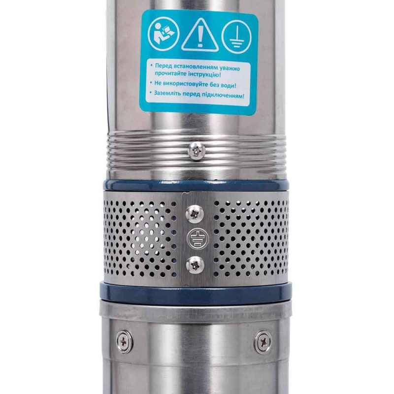 Насос Aquatica 778443 Відцентровий 0.75кВт H 84(65)м Q 55(35)л/хв Ø102мм 45м кабелю (4QJED3-12-0.75)