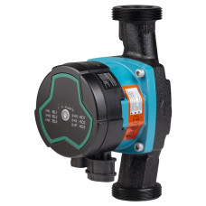 Насос циркуляційний енергозберігаючий 5-60Вт Hmax 8м Qmax 63л/хв Ø1½ 180мм + гайки Ø1 AQUATICA GPA25-8/180 III (774063)