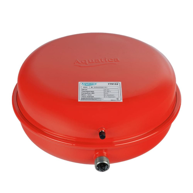 Бак для системи опалення 8л плоский Ø325 Aquatica 779132
