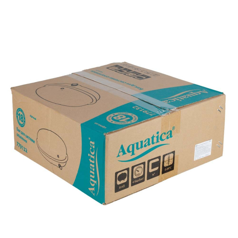 Бак для системи опалення 8л плоский Ø325 Aquatica 779132