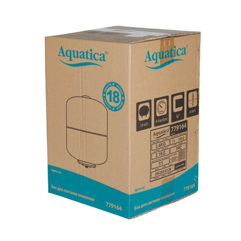 Бак для системи опалення 19л сферич (розбірний) Aquatica 779164