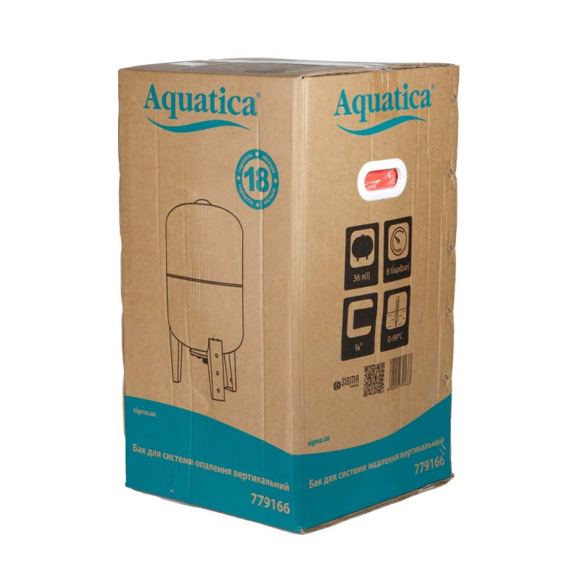 Бак для системи опалення 36л сферич (розбірний) Aquatica 779166