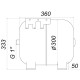 Гідроаккумулятор з фіксованою мембраною 24л ZILMET HYDRO-pro 10bar ( 11A0002434 )